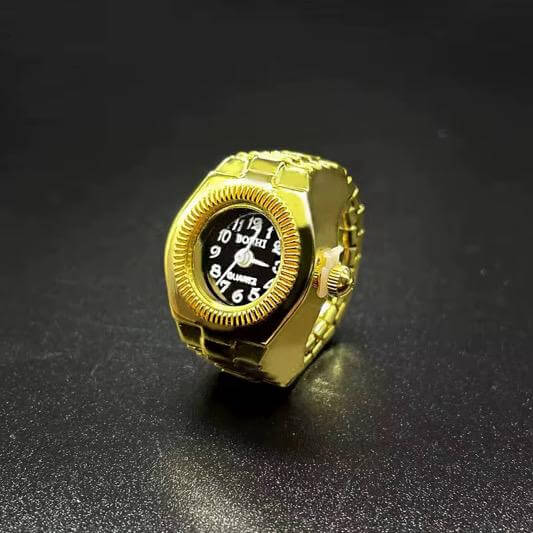 Beux Gold-Tone Ring Watch